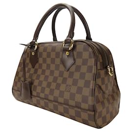 Louis Vuitton-Sac à main Louis Vuitton Duomo Damier-Métallisé,Bronze