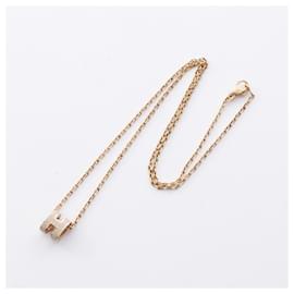 Hermès-Hermes MINI POP H Necklace-Golden,Metallic