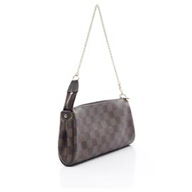 Louis Vuitton-Louis Vuitton Eva Damier Coated Canvas 2way Handbag-Metallic,Bronze