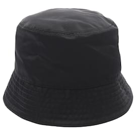 Prada-Prada Re-Nylon Nylon Cotton Bucket Hat-Black