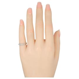 Chanel-Chanel Matelasse Pt950 Platinum Diamond Ring-Silvery,Metallic