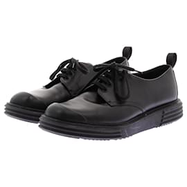Derbies Prada em couro preto Preto