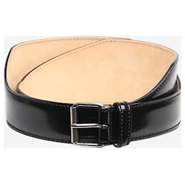 Alexander Mcqueen-Alexander McQueen Black wide belt-Black