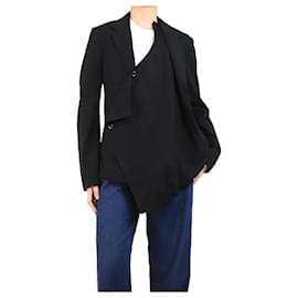 Y'S-Black lightweight jacket - size UK 10-Black