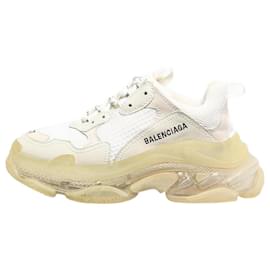 Balenciaga-White Triple S trainers - size EU 37-White