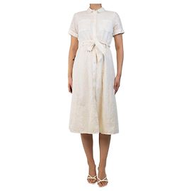 SéZane Creme Broderie Hemdblusenkleid - Größe UK 10 Roh