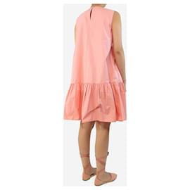 Roksanda-Bubblegum Nyima gathered dress - size UK 10-Pink