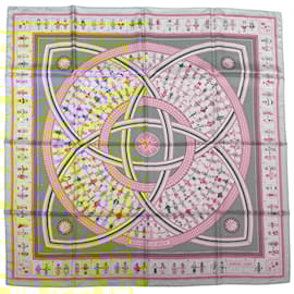 Hermès-Hermes Scarf Muffler Carre 90 DONNER LA MAIN-Multiple colors