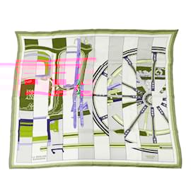 Hermès-Hermes Pink Silk Scarf-Pink