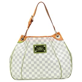 Louis Vuitton-Louis Vuitton Damier Azur Galliera PM Blanc-Blanc