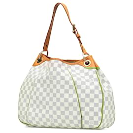 Louis Vuitton-Louis Vuitton Damier Azur Galliera PM Blanc-Blanc