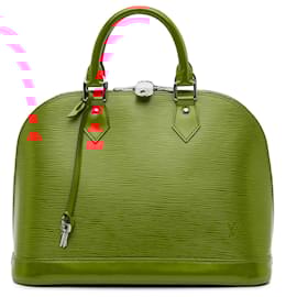 Louis Vuitton-Louis Vuitton Orange Epi Alma PM-Orange