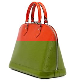 Louis Vuitton-Louis Vuitton Orange Epi Alma PM-Orange