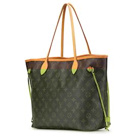 Louis Vuitton-Louis Vuitton Brown Monogram Neverfull MM-Brown