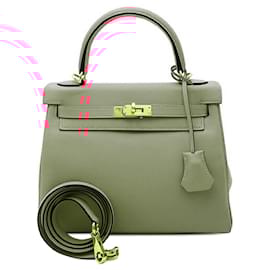 Hermès-Hermès Pink Swift Kelly II Retourne 25-Pink