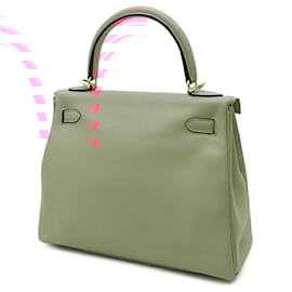 Hermès-Hermès Pink Swift Kelly II Retourne 25-Pink