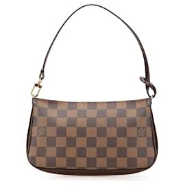 Louis Vuitton-Louis Vuitton Marron Damier Ébène Navona-Marron