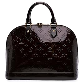 Louis Vuitton-Louis Vuitton Purple Monogram Vernis Alma PM-Violet