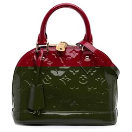 Louis Vuitton-Louis Vuitton Pink Monogram Vernis Alma BB-Pink,Other