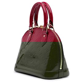 Louis Vuitton-Louis Vuitton Alma BB en vernis monogram rose-Rose,Autre
