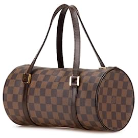 Louis Vuitton-Louis Vuitton Marron Damier Ebene Papillon 26-Marron