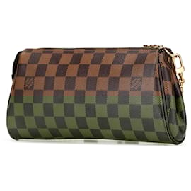 Louis Vuitton-Louis Vuitton Brown Damier Ebene Eva-Brown