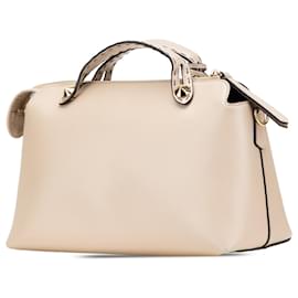 Fendi-Fendi Brown Medium Leather By The Way Satchel-Brown,Beige