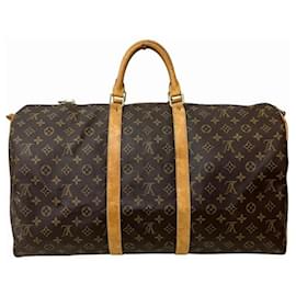 Louis Vuitton-Sac Keepall Bandoulière 55 Monogram Louis Vuitton-Monogramme