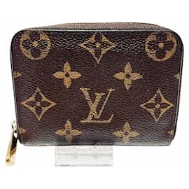 Louis Vuitton-Louis Vuitton Monogram Zippy Coin Purse-Brown,Monogram