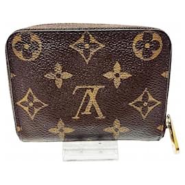 Louis Vuitton-Louis Vuitton Monogram Zippy Coin Purse-Brown,Monogram
