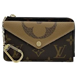 Louis Vuitton-Louis Vuitton Monogram Coin Purse-Brown,Black