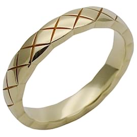 Chanel-Chanel 18K Yellow Gold Band Ring-Golden