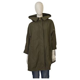 MONCLER Olive Parka ASTROPHY Giubbotto Midi Hooded  Rain Coat Jacket MSRP $1130 Khaki