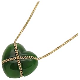 Tiffany & Co-Tiffany & Co. 18K Gold Necklace-Golden,Green
