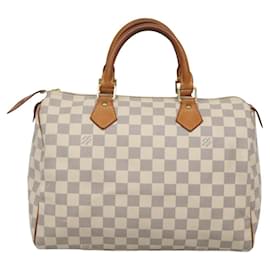 Louis Vuitton-LOUIS VUITTON Damier Azur Speedy 30 Hand Bag N41533 LV Auth PP512-Other