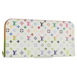 Louis Vuitton-LOUIS VUITTON Multicolor Portefeuille Insolite Wallet White M93750 Auth yk18244V-White