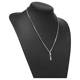 Gucci-GUCCI Necklace Ag925 Silver Auth bs25482-Silvery