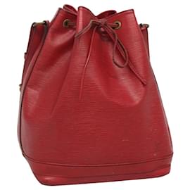 Louis Vuitton-LOUIS VUITTON Epi Noe Shoulder Bag Red M44007 LV Auth 120640-Red