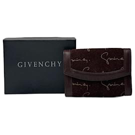 Givenchy-Vintage Givenchy Leather Key Holder Brown-Brown