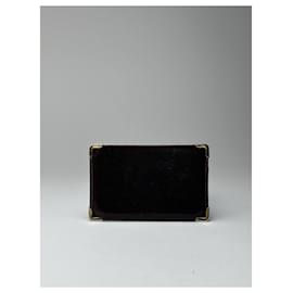Givenchy-Vintage Givenchy leather Card holder brown-Brown