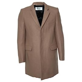 Saint Laurent-Saint Laurent, Cashmere camel coat 2019-Brown