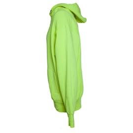 Balenciaga-Balenciaga, Food programme neon hoodie in yellow-Yellow