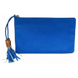 Gucci-Gucci Bamboo Tassel Clutch Bag-Black