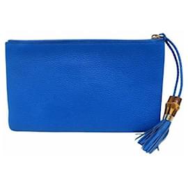 Gucci-Gucci Bamboo Tassel Clutch Bag-Black