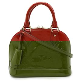 Louis Vuitton-Louis Vuitton Alma BB Monogram Vernis 2way bag-Red