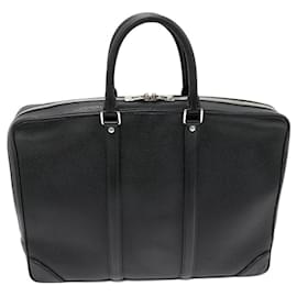 Louis Vuitton-Porte-Documents Voyage Taurillon Louis Vuitton-Noir
