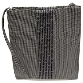 Hermès-Hermes Herline Canvas Shoulder Bag-Grey