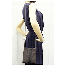 Hermès-Hermes Herline Canvas Shoulder Bag-Grey