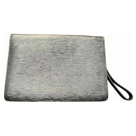 Louis Vuitton-Pochette Dragonne Epi Sélier Louis Vuitton-Noir
