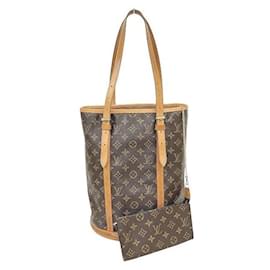 Louis Vuitton-Sac à épaule Monogram Louis Vuitton-Marron